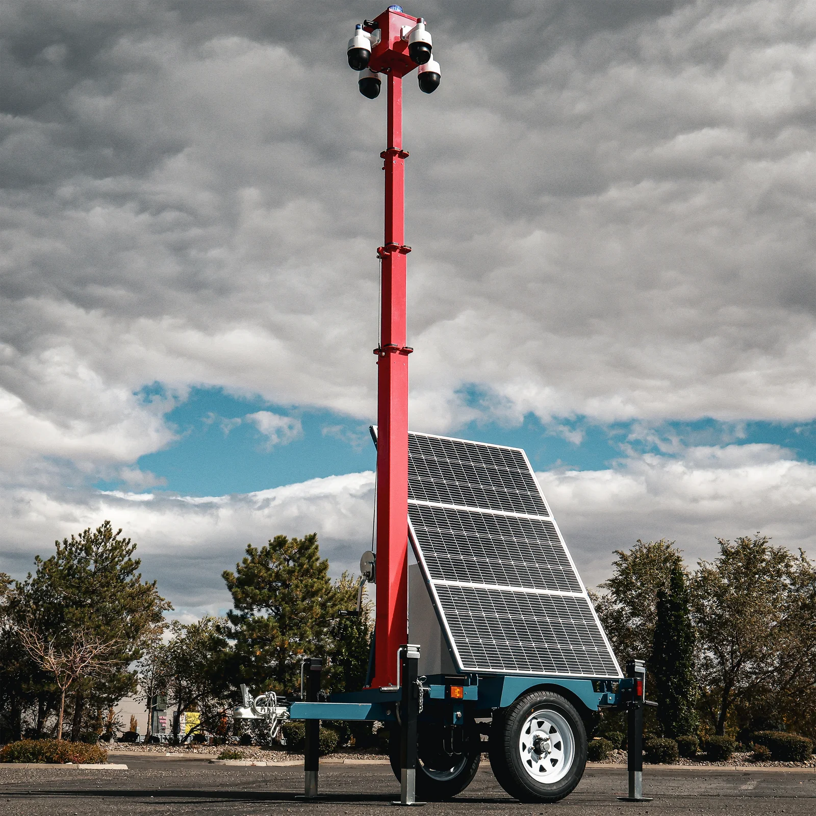 My Lot Defender mobile surveillance equipment shown outdoors